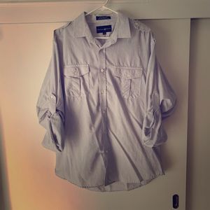 Men’s casual button down shirt